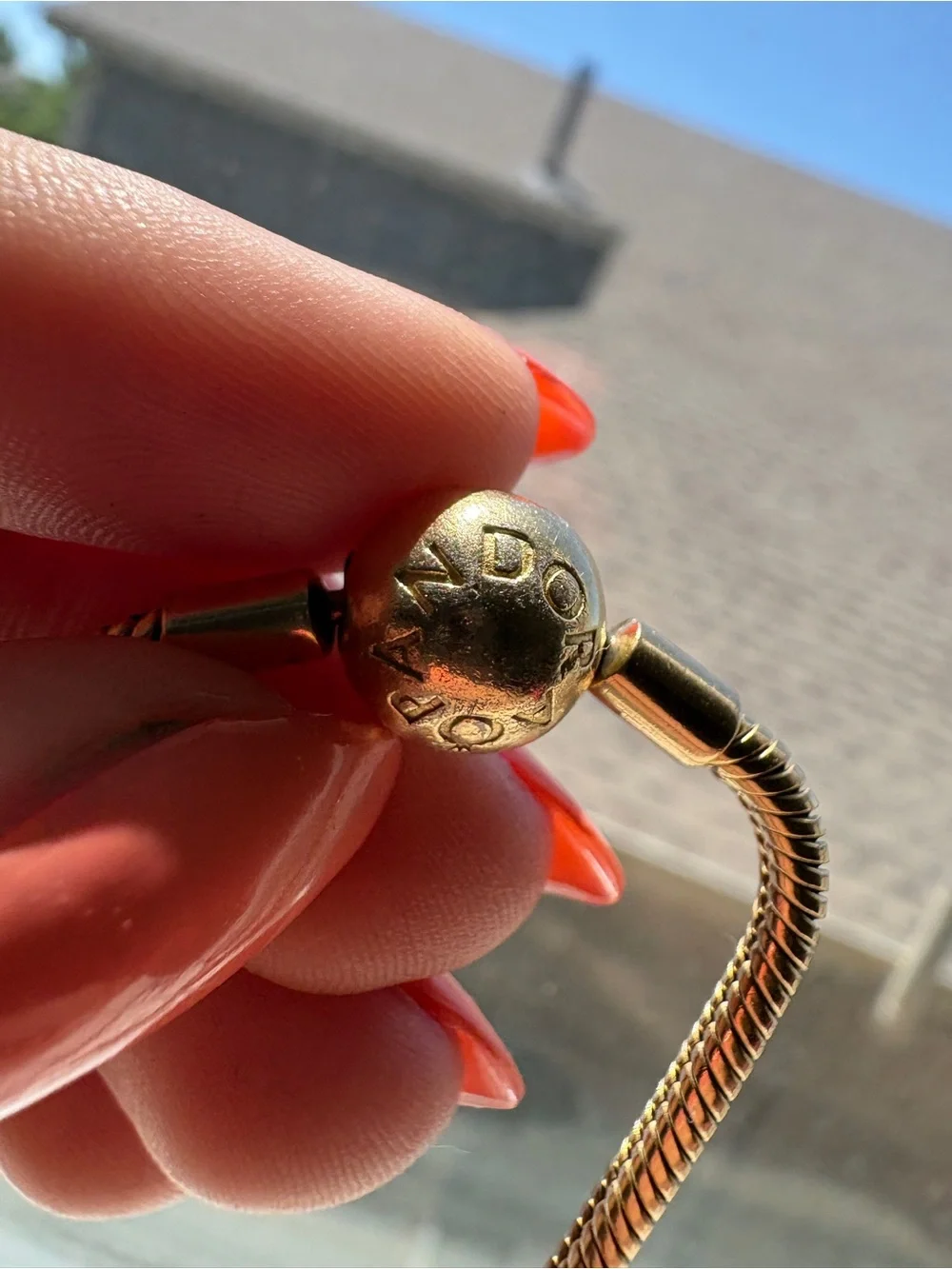 14k gold-plated Moments Snake Chain Bracelet